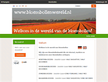 Tablet Screenshot of bloembollenwereld.nl